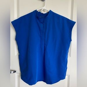 Women's Rafaela™ Oversized Scrub Top - Small / Royal Blue